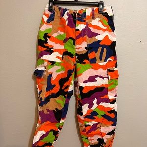 Camo cargo pants